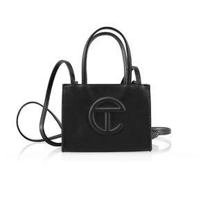 Small Black Telfar Shopping Bag